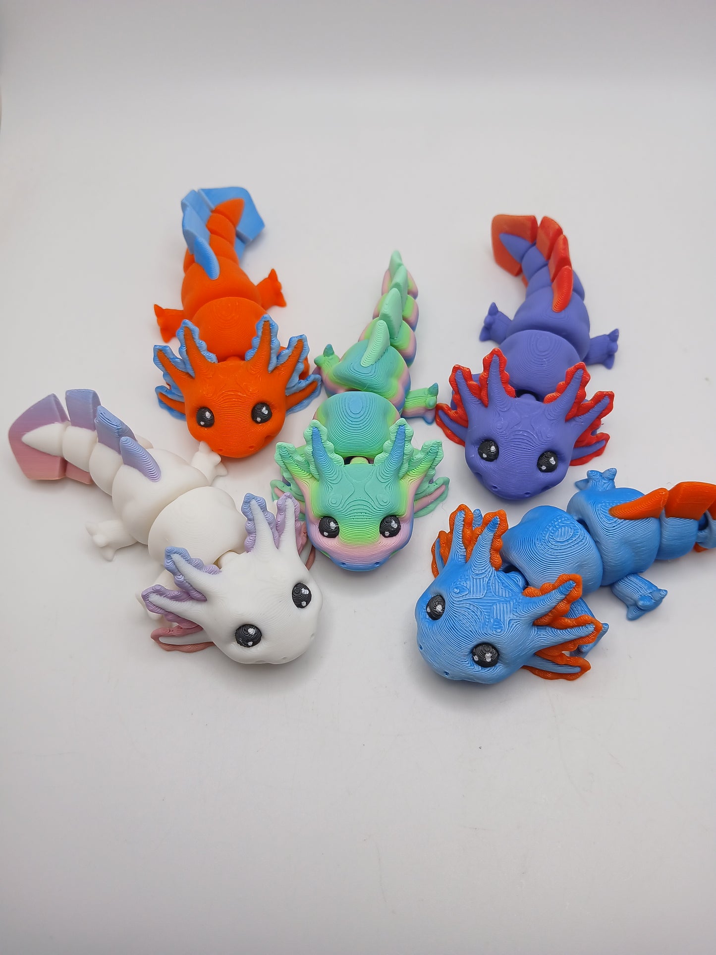 Axolotl Figurine or Key Chain