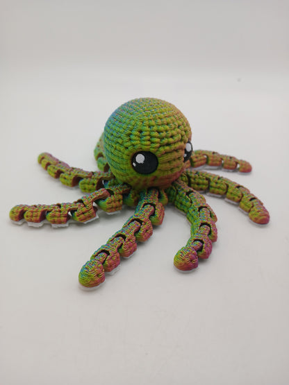 3D Printed Crochet Octopus- Random Color