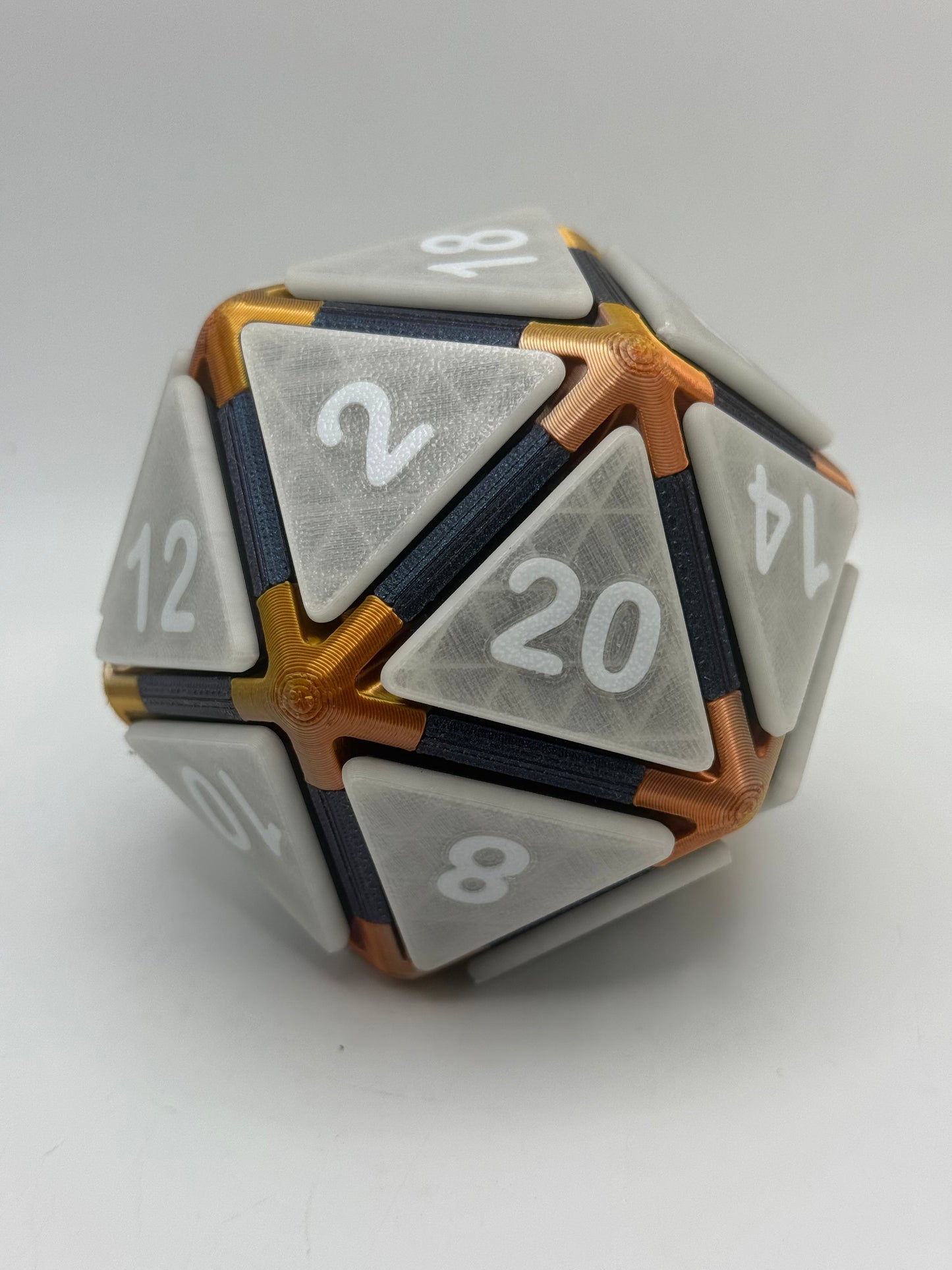 Random Color - D10, D12, and D20 clicker dice