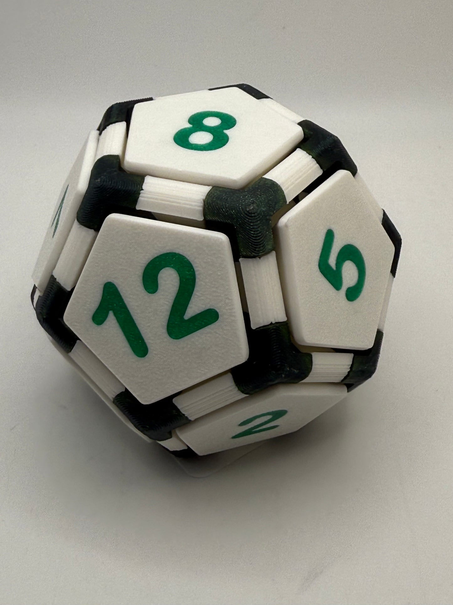 Random Color - D10, D12, and D20 clicker dice