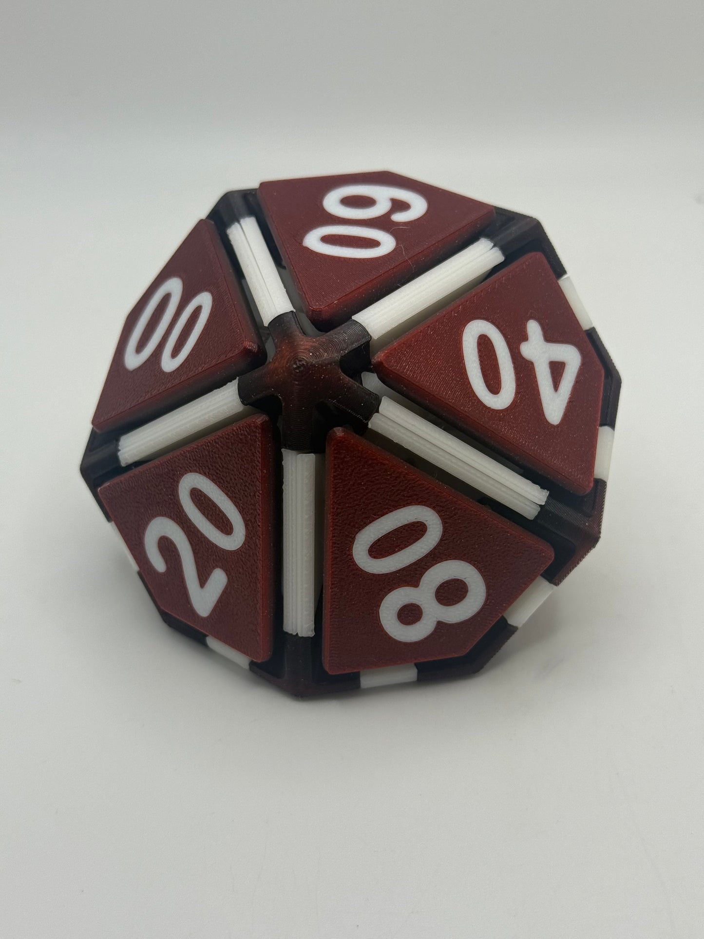 Random Color - D10, D12, and D20 clicker dice